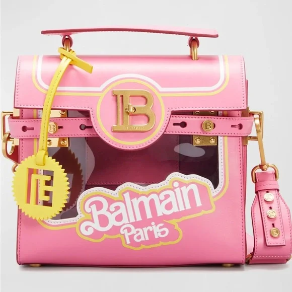 NIB Balmain authentic Barbie BBuzz 23 See-Through Shoulder Bag. BRAND NEW! - Picture 2 of 4